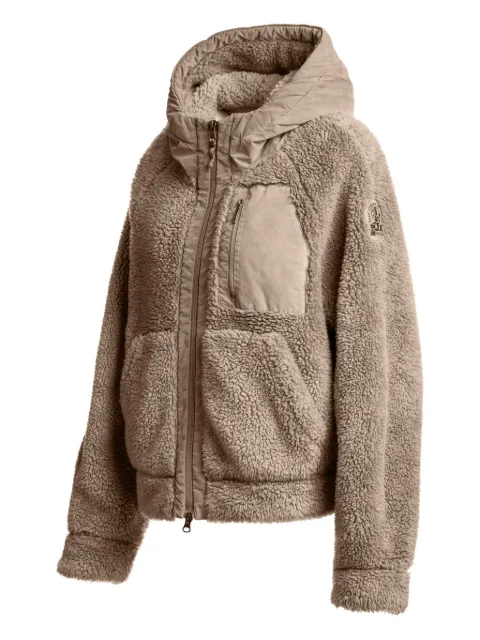 Parajumpers fleece-texture hooded jacket