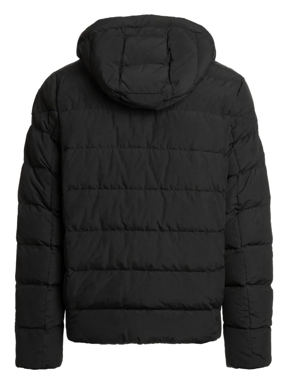 Parajumpers Cassian Hooded Down Jacket In Black