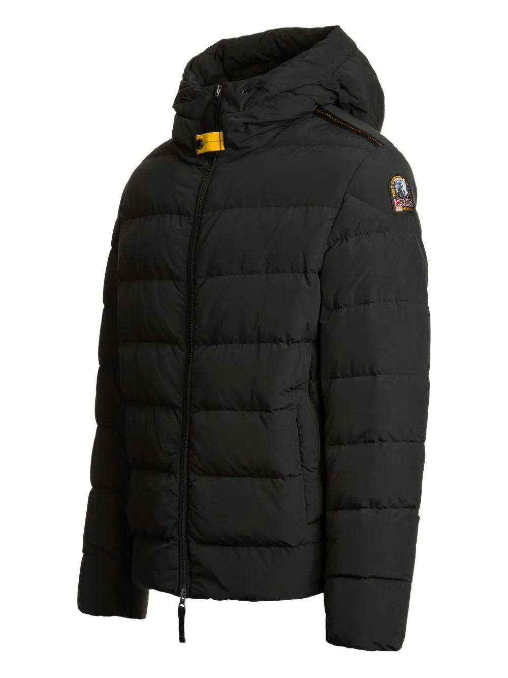 Parajumpers Cassian Hooded Down Jacket In Black