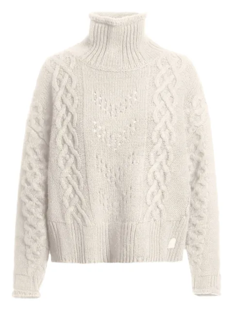 Parajumpers cable-knit turtleneck sweater