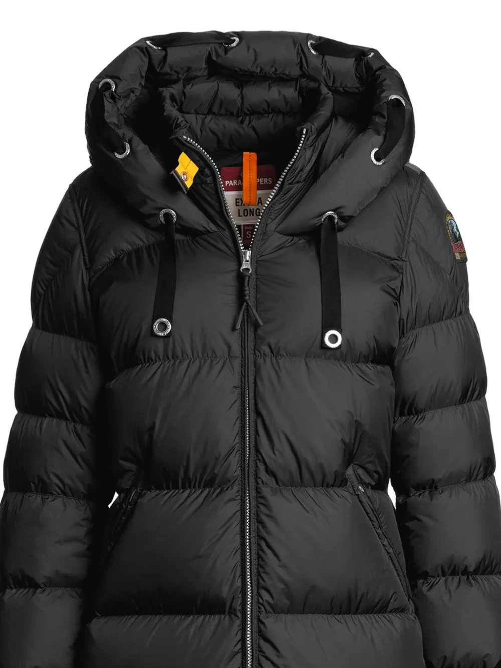 Parajumpers Donsjas met capuchon Zwart