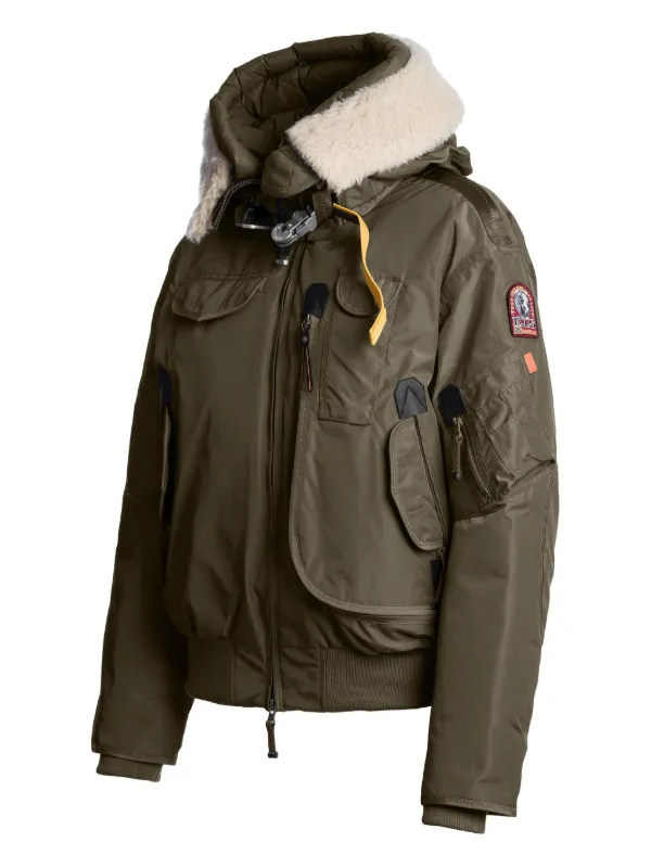 Parajumpers Gobi S. Hooded Bomber Jacket | Green | FARFETCH