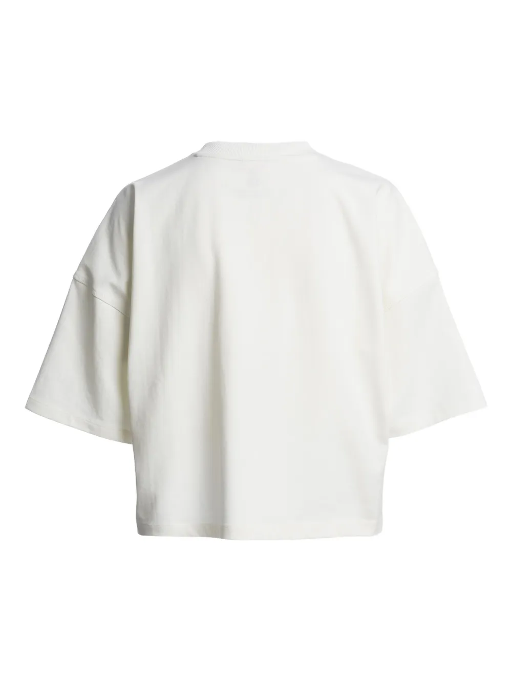 Parajumpers Top met logopatch en korte mouwen Wit