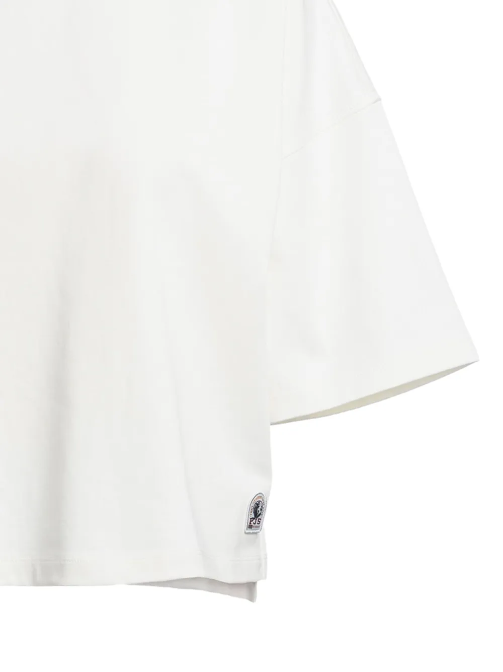 Parajumpers Top met logopatch en korte mouwen Wit