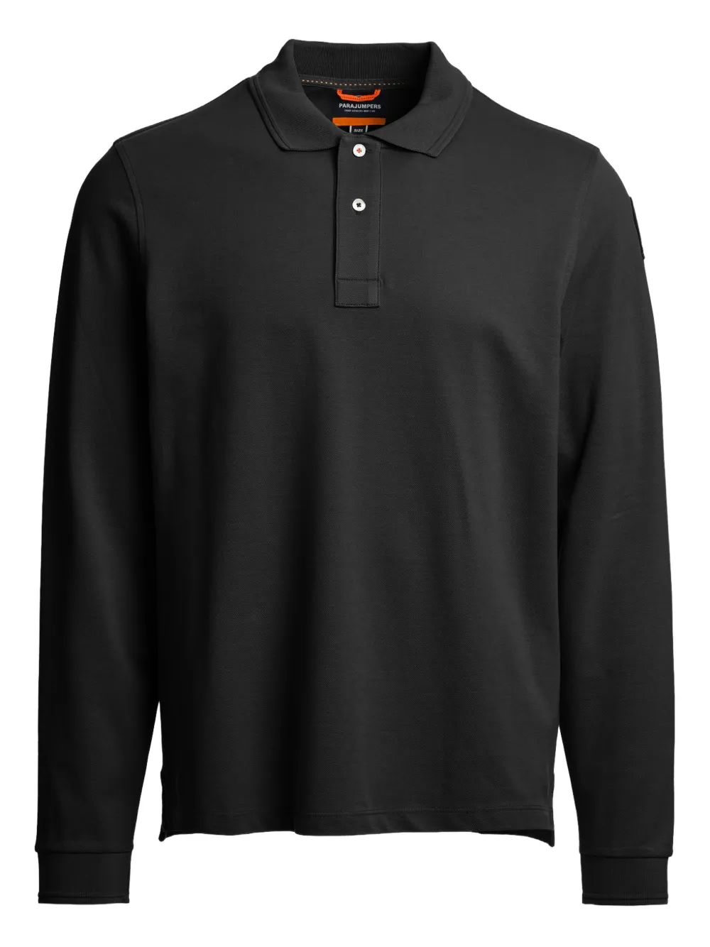 Parajumpers long-sleeve polo shirt | Black | Image 1
