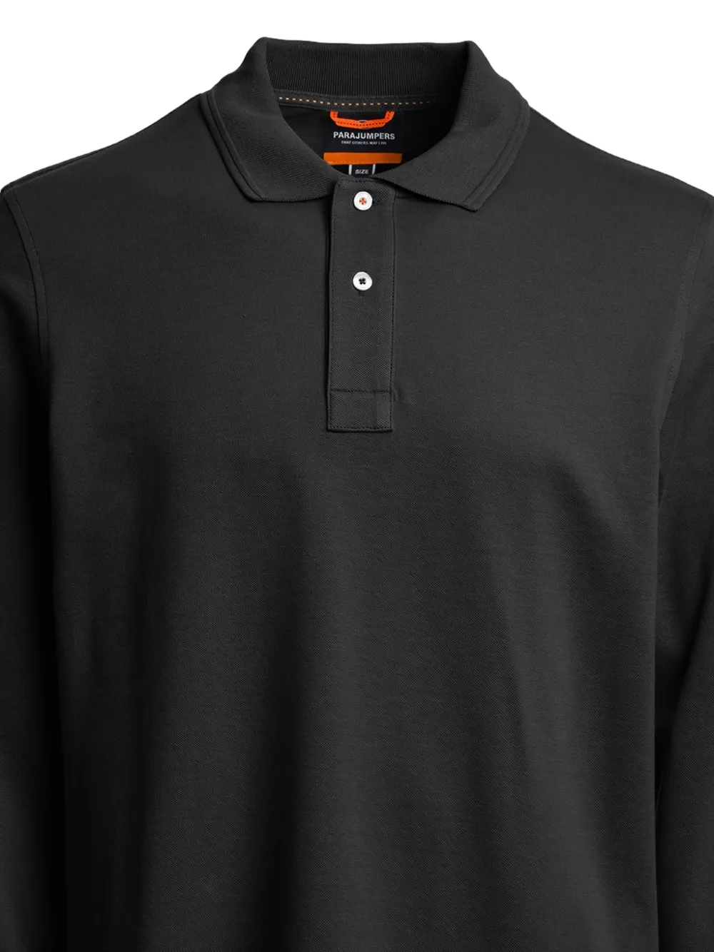 Parajumpers Poloshirt met lange mouwen Zwart