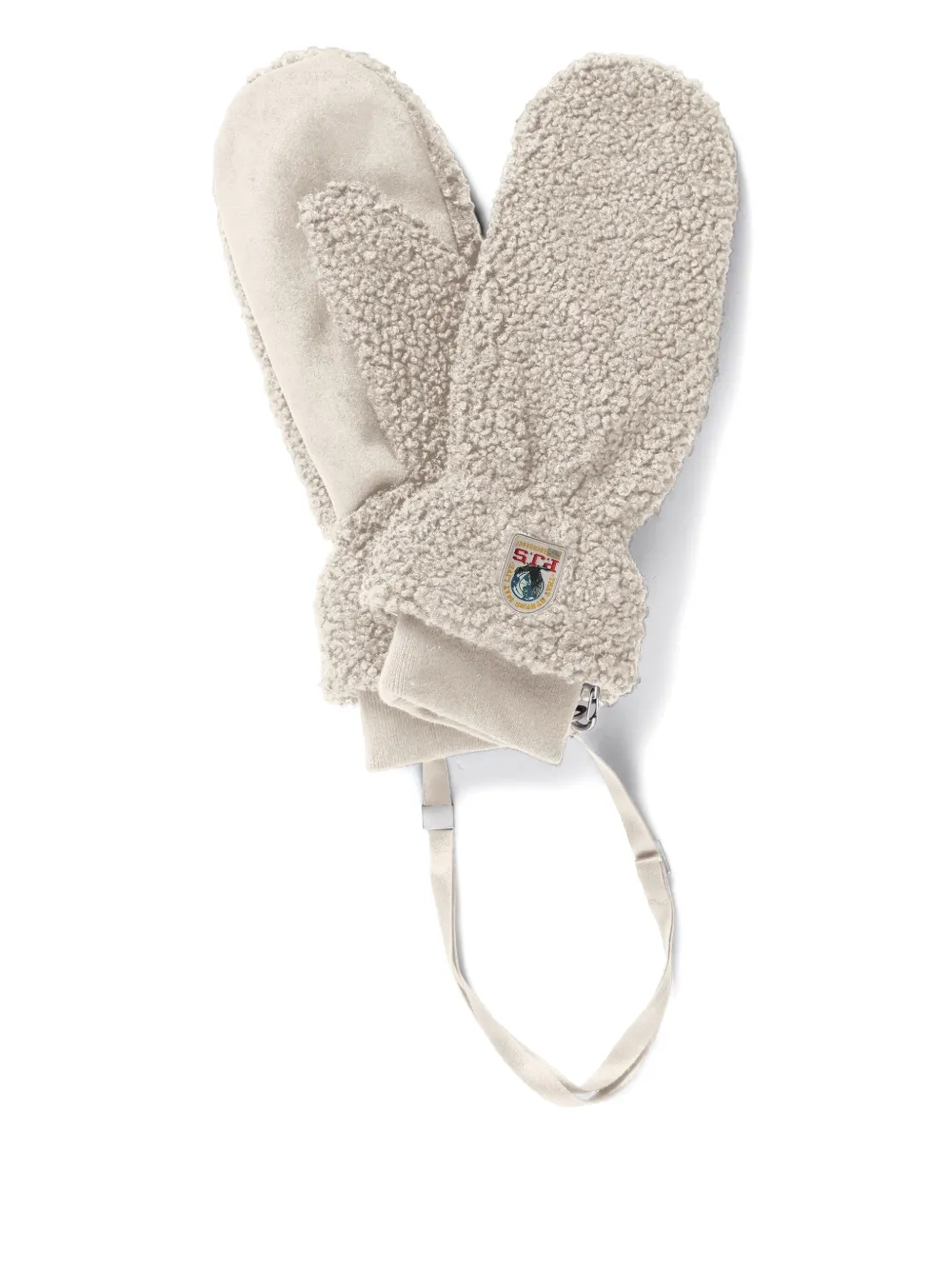 Parajumpers panelled mittens Beige