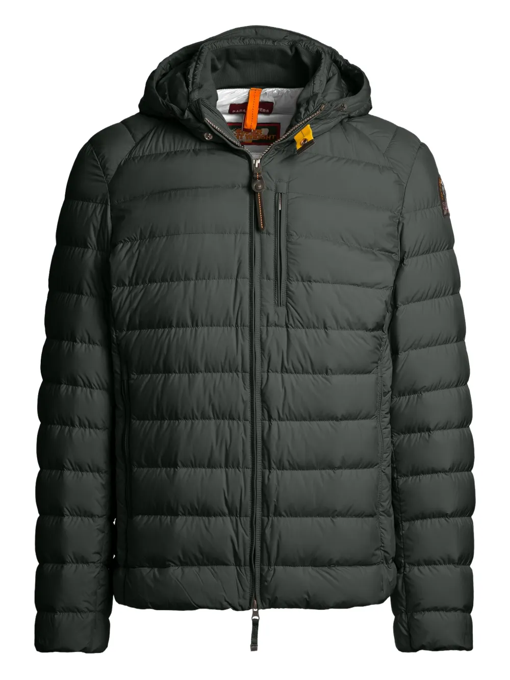 hooded quilted jacket