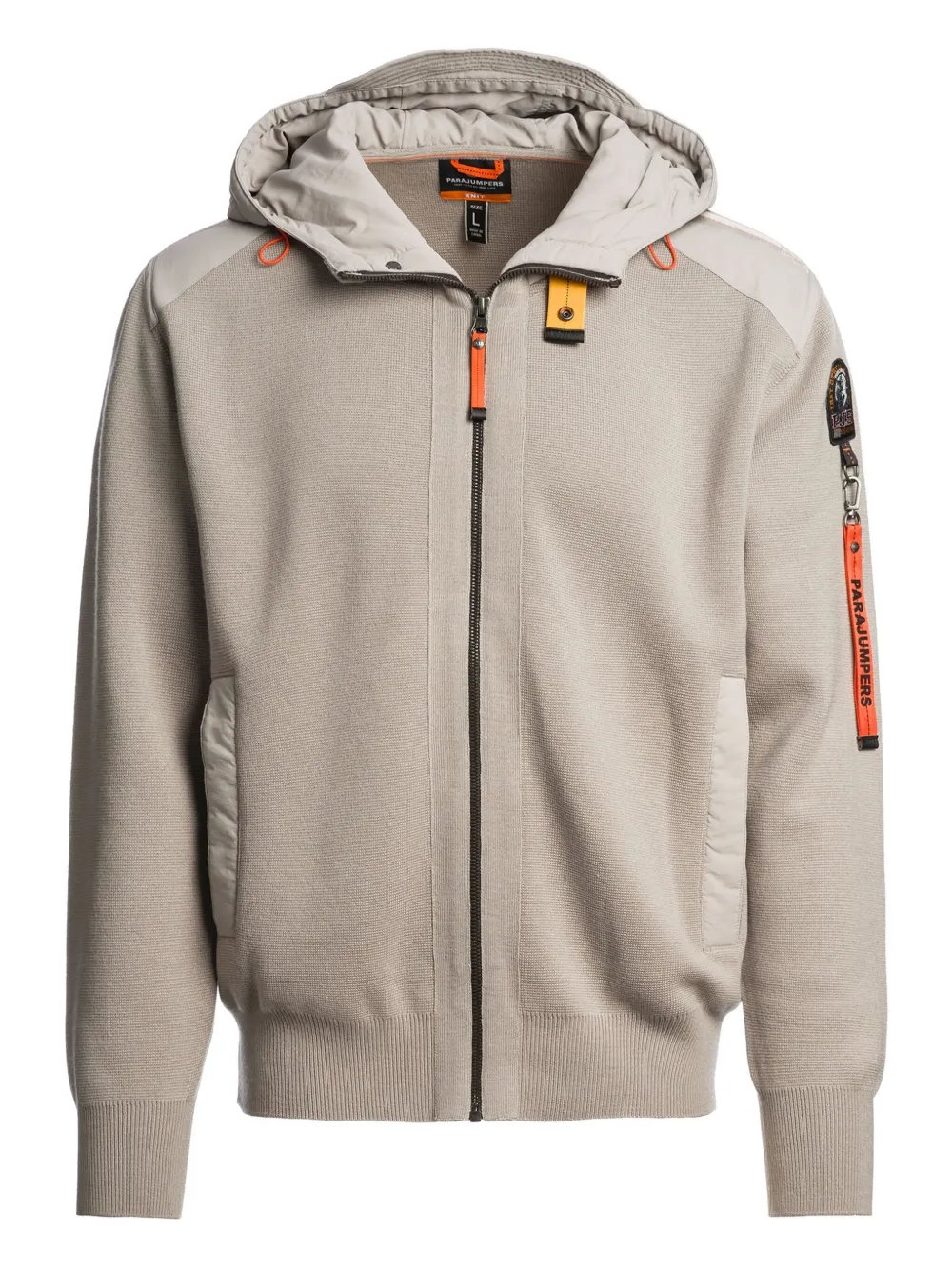 Parajumpers Dominic vest met capuchon en rits Beige