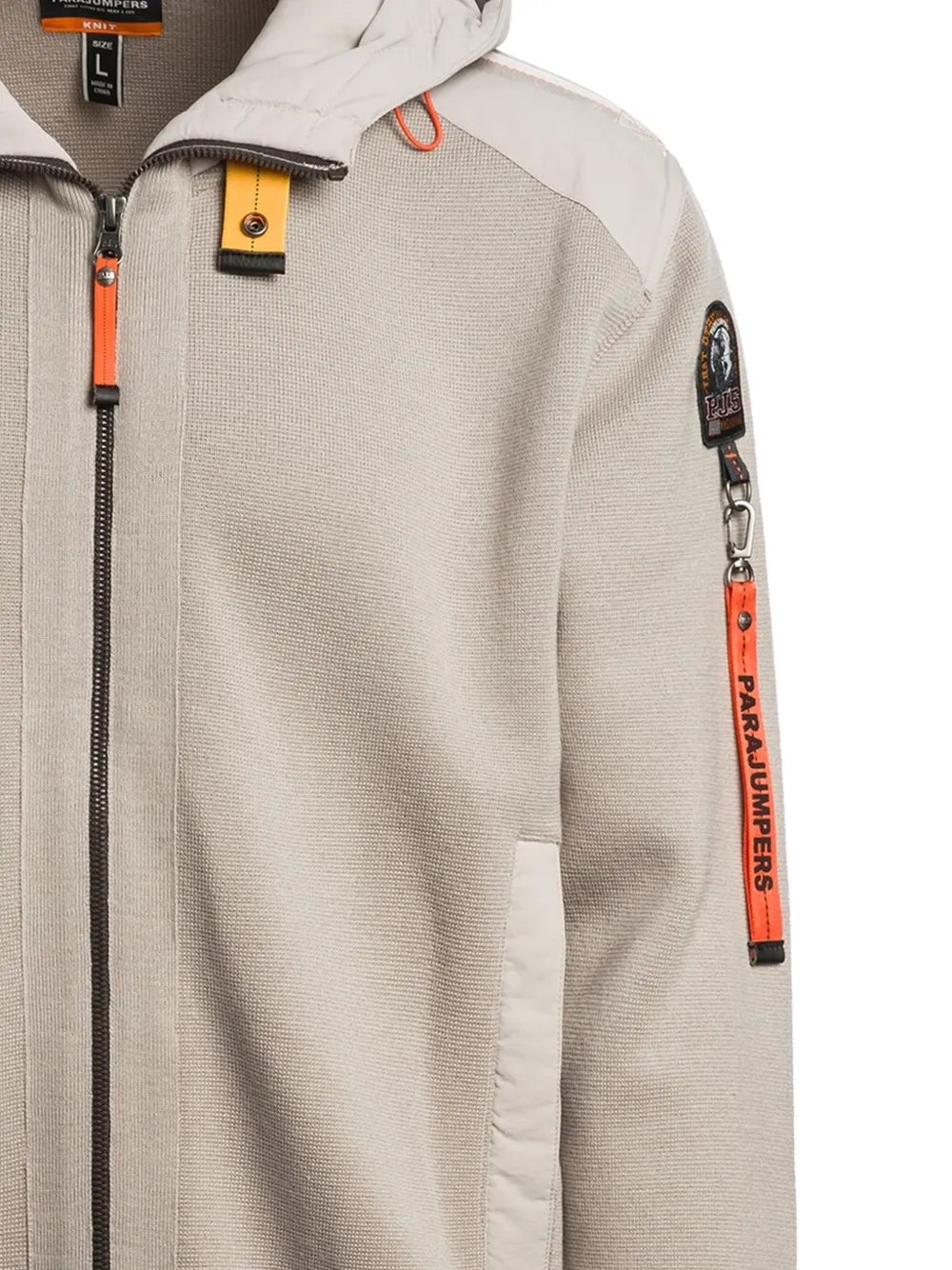 Parajumpers Dominic vest met capuchon en rits Beige