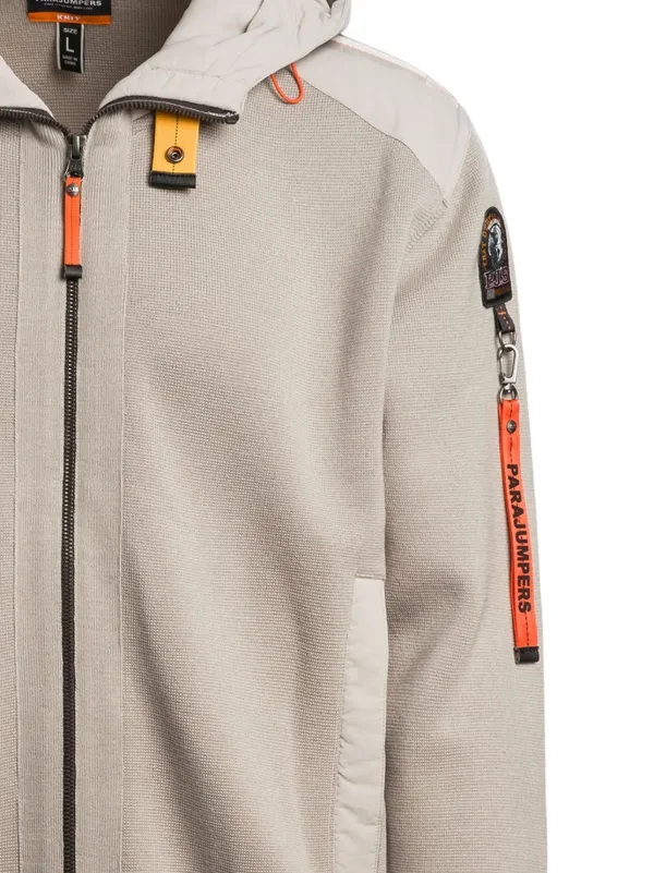 Parajumpers Dominic Hooded zip-up Cardigan | Neutrals | FARFETCH