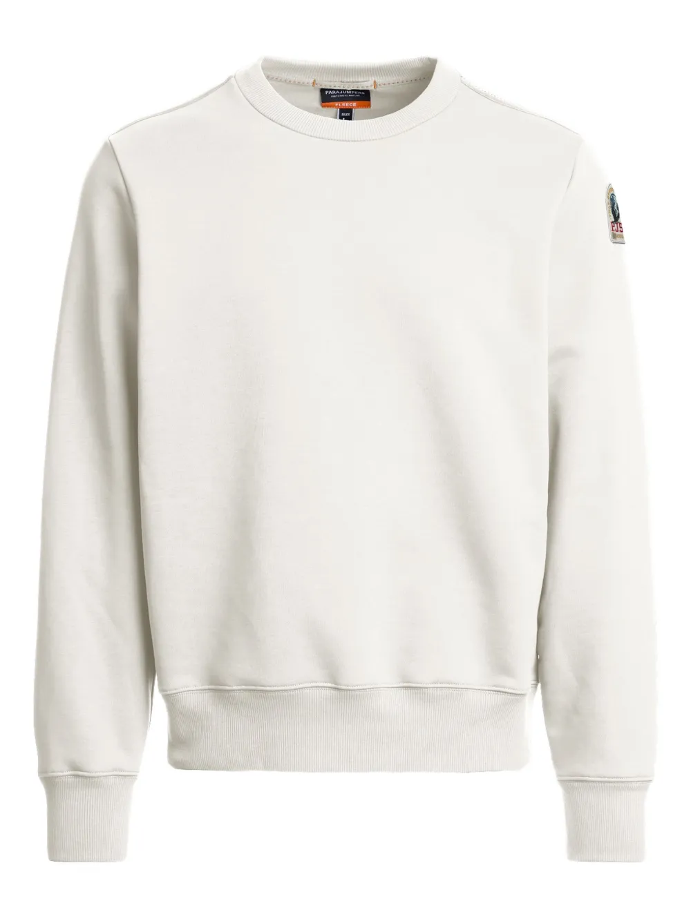 logo-patch crew-neck sweatshirt