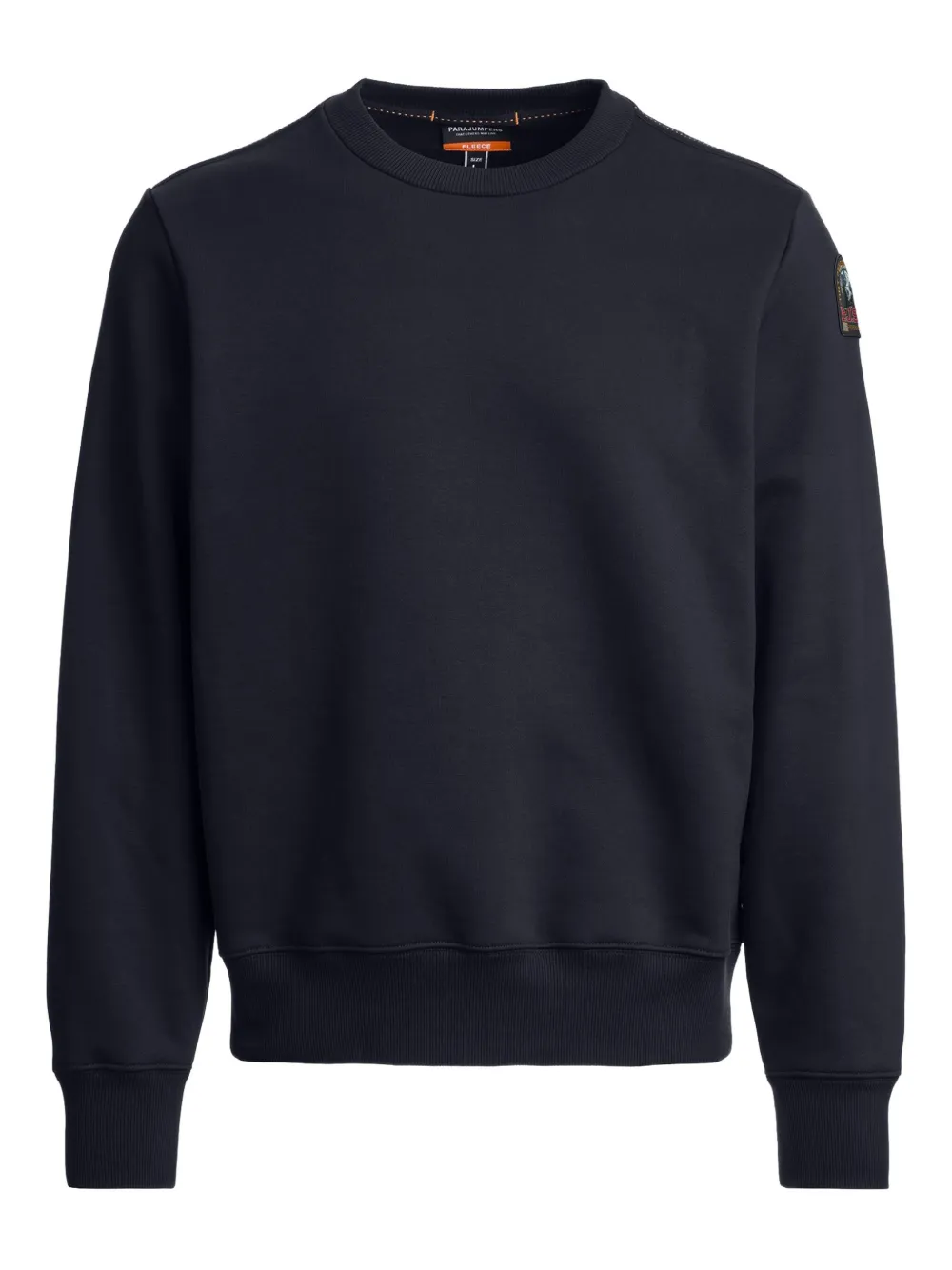 logo-patch crew-neck sweatshirt