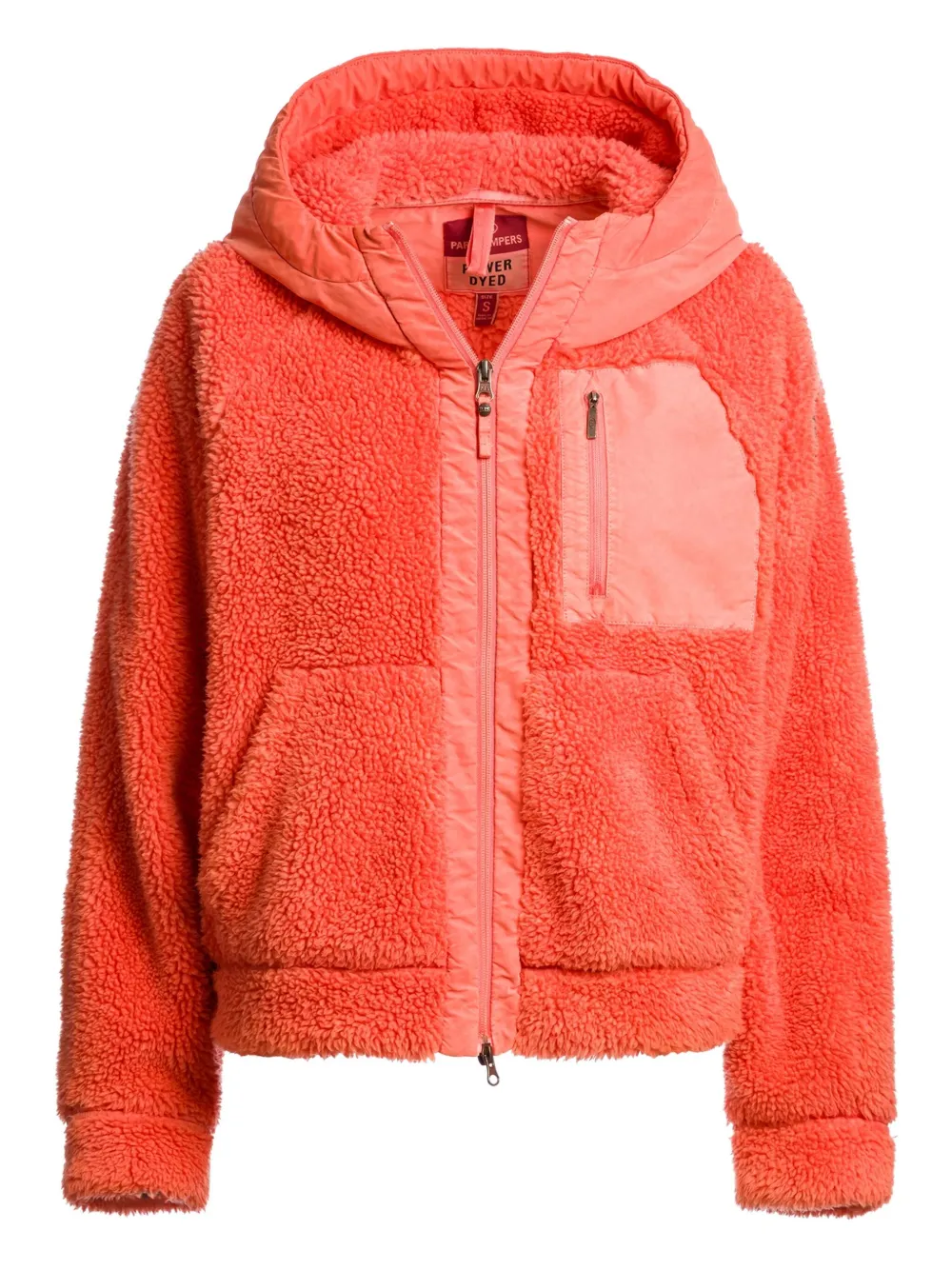 Parajumpers Hooded Fleece Jacket In Red
