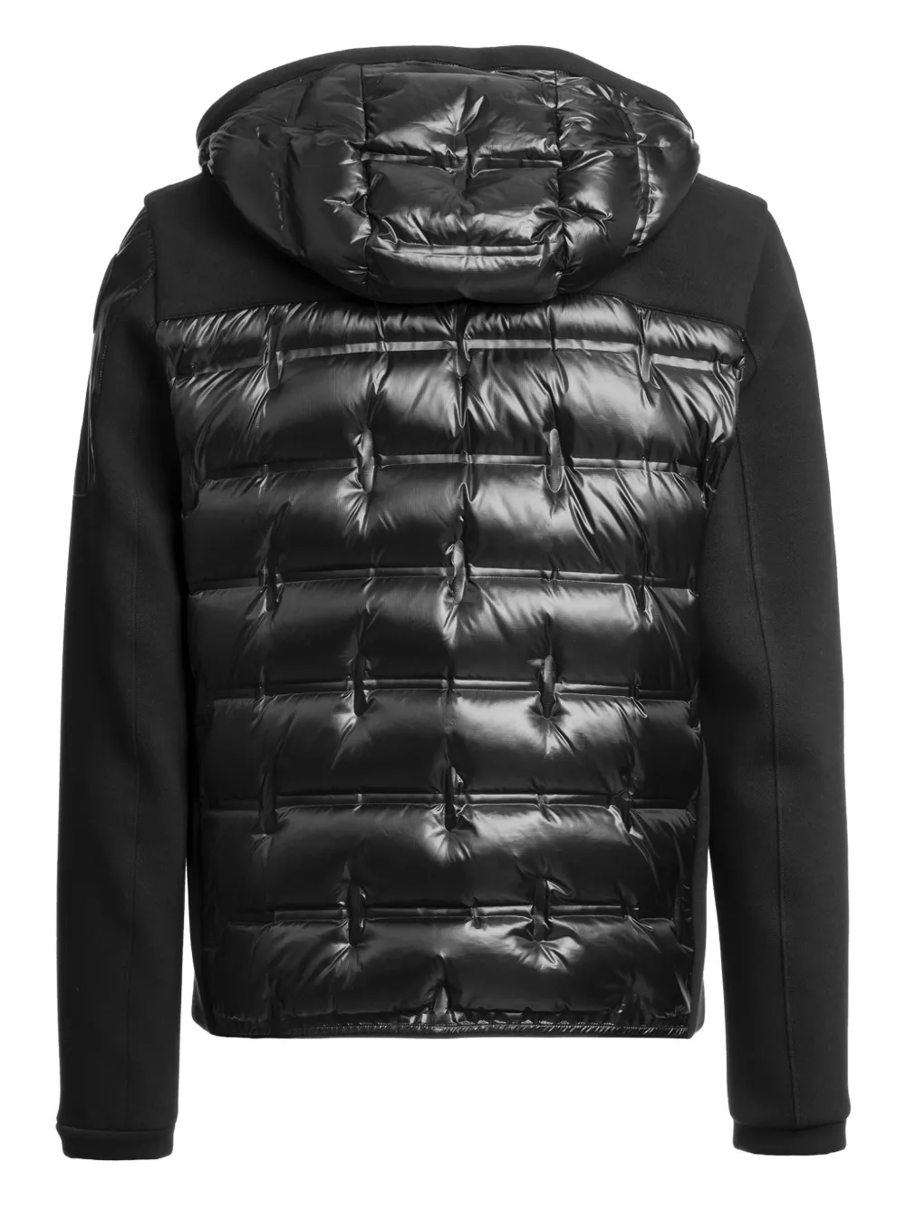 Parajumpers Quilted Hooded Jacket In Black
