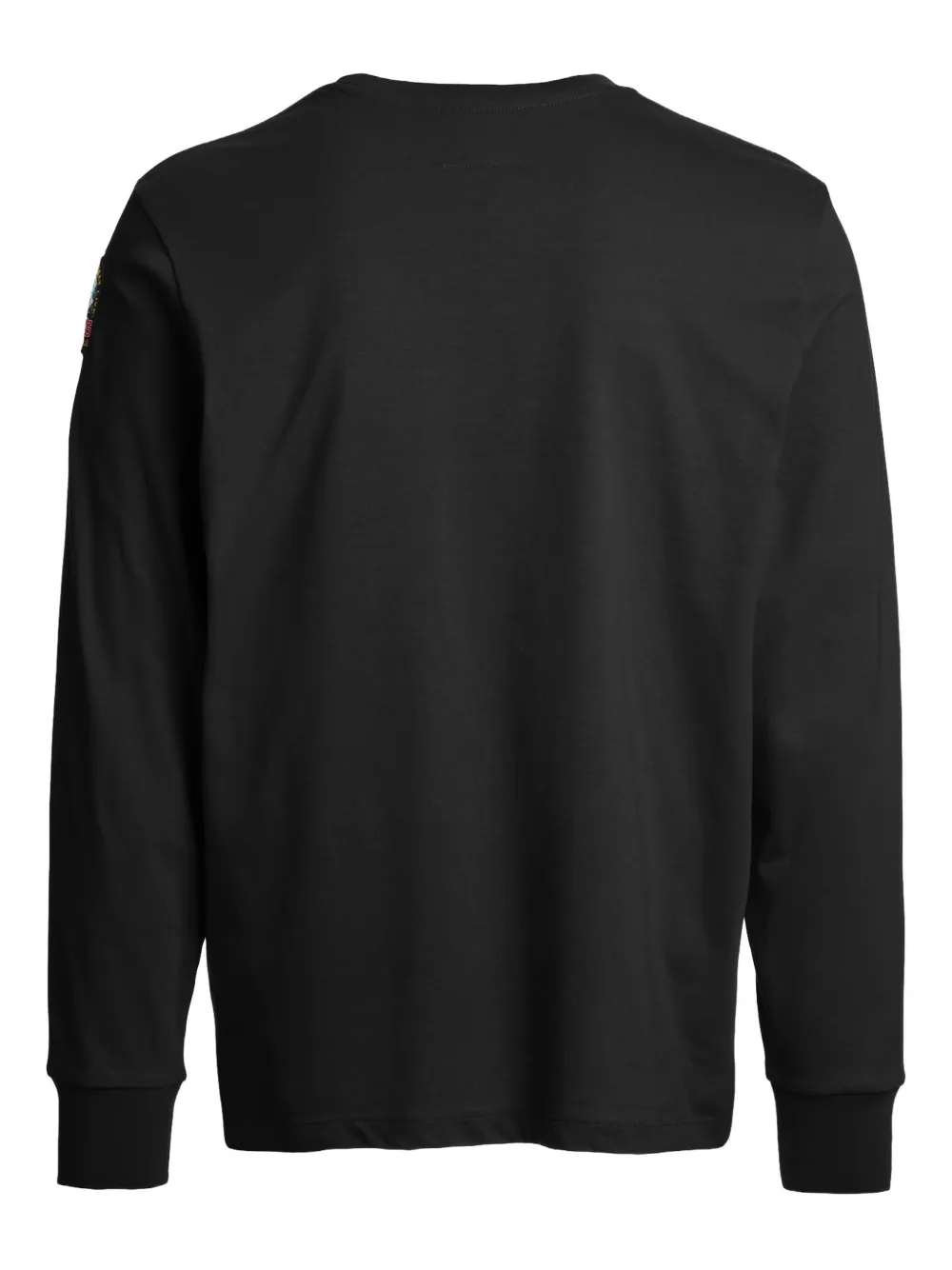 Parajumpers T-shirt met logopatch en lange mouwen - Zwart