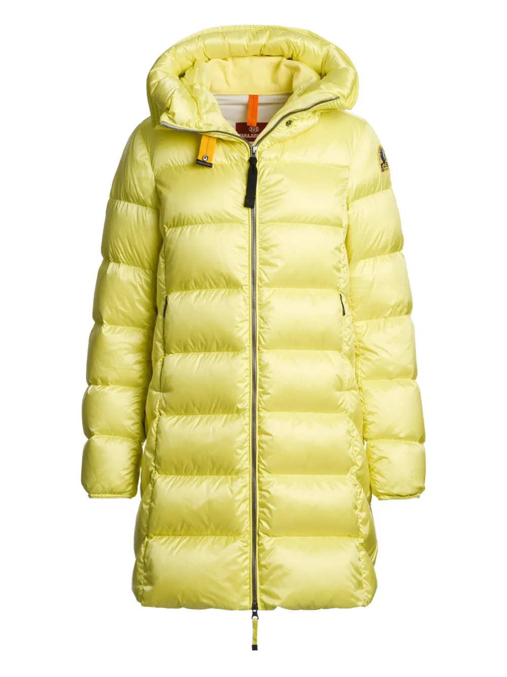 Parajumpers Marion Hooded Quilted Puffer Coat In Yellow