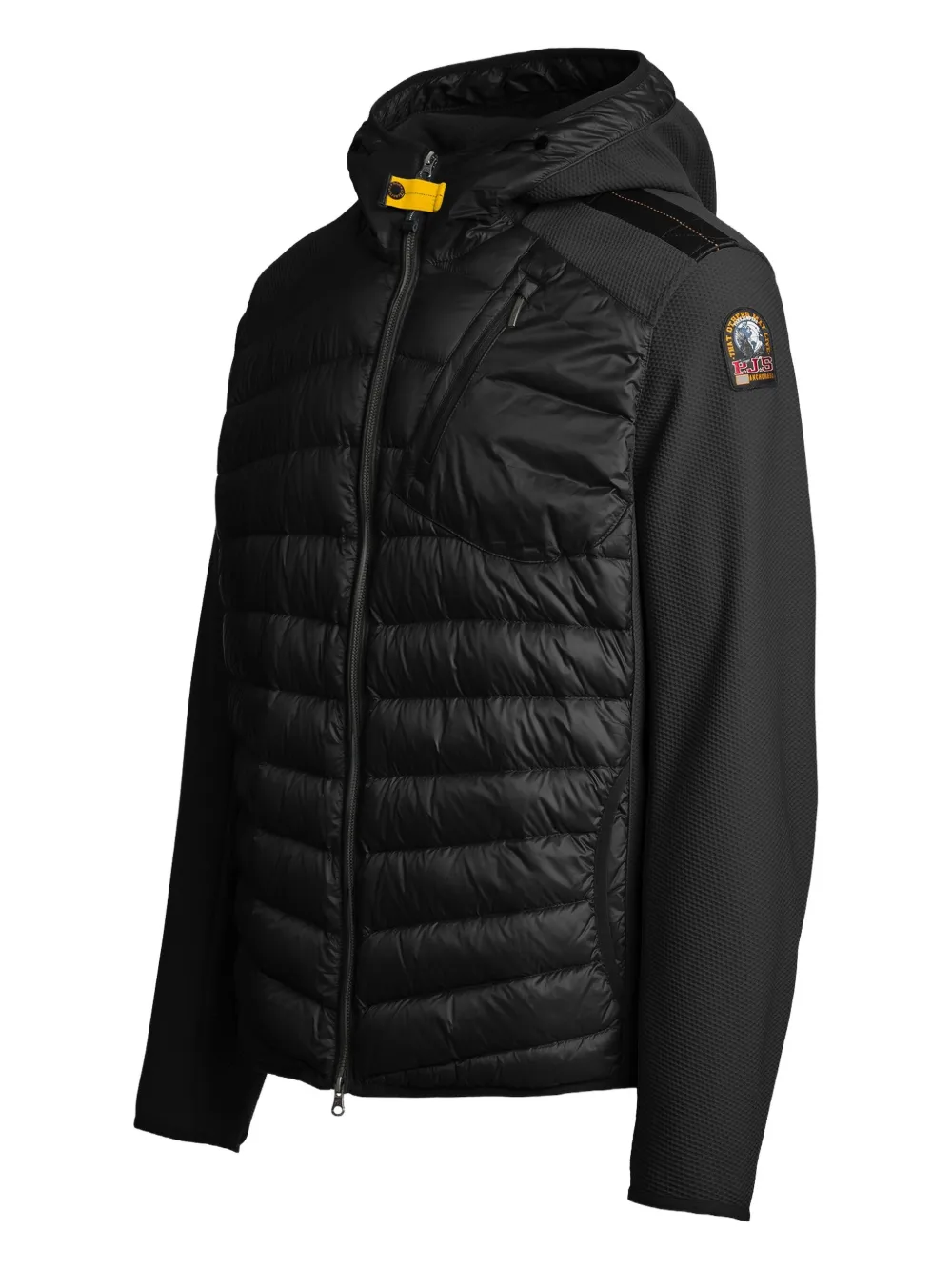 Parajumpers Nolan Quilted Hooded Jacket In Black