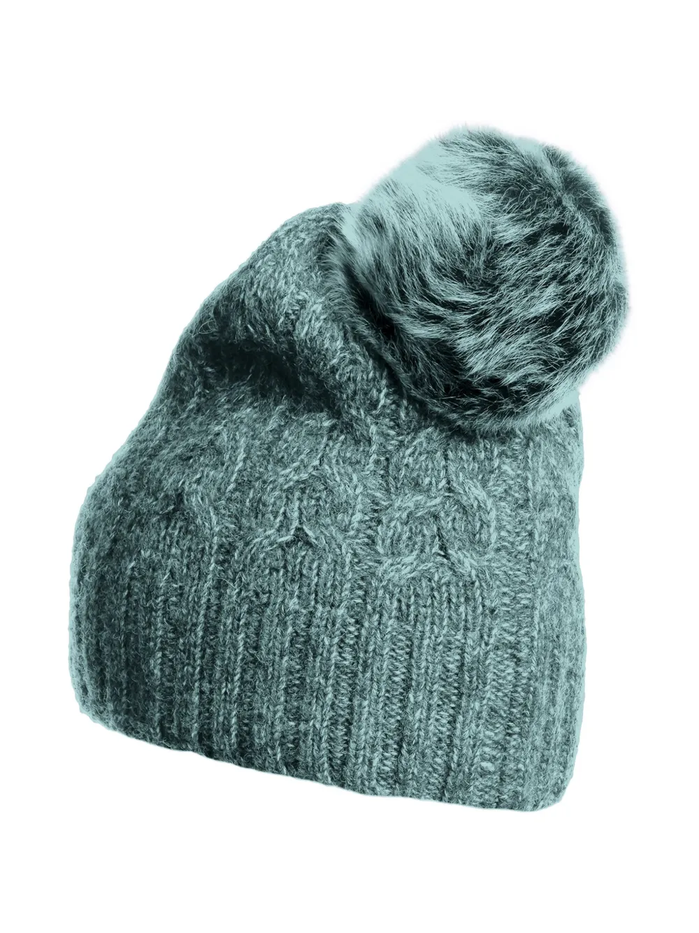 Parajumpers cable-knit pom-pom beanie | Women | Image 2