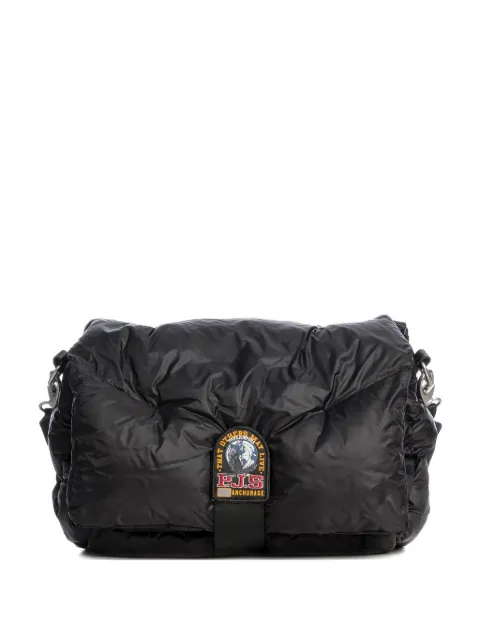 Parajumpers logo-patch quilted shoulder bag