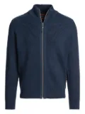 Parajumpers ribbed zip-up cardigan - Blue