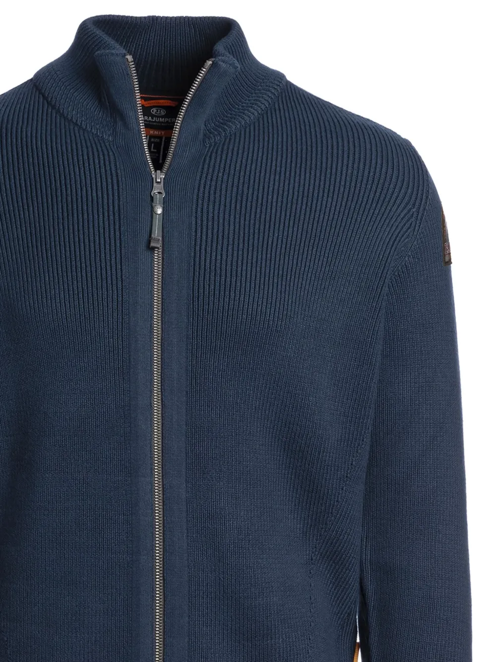 Parajumpers Geribbeld vest met rits Blauw