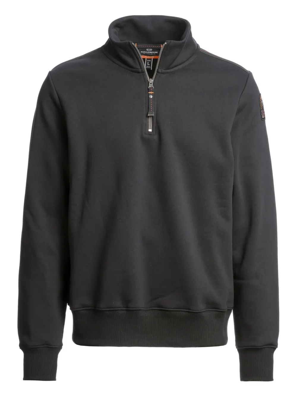 Parajumpers Sweater met halve rits Zwart