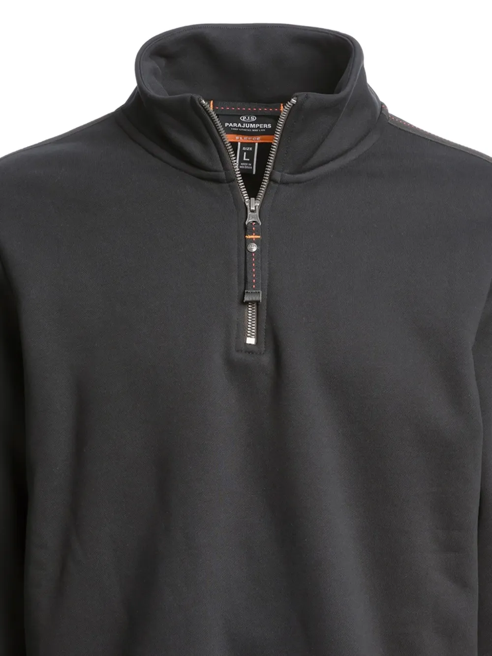 Parajumpers Sweater met halve rits Zwart