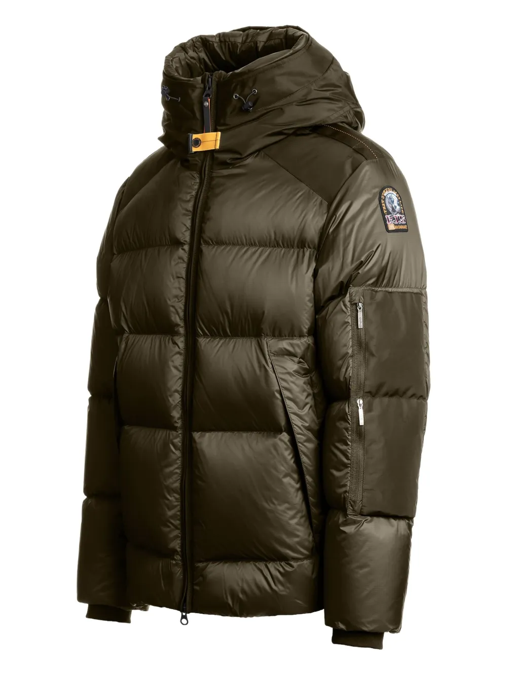 Parajumpers Hooded Quilted Jacket In Green