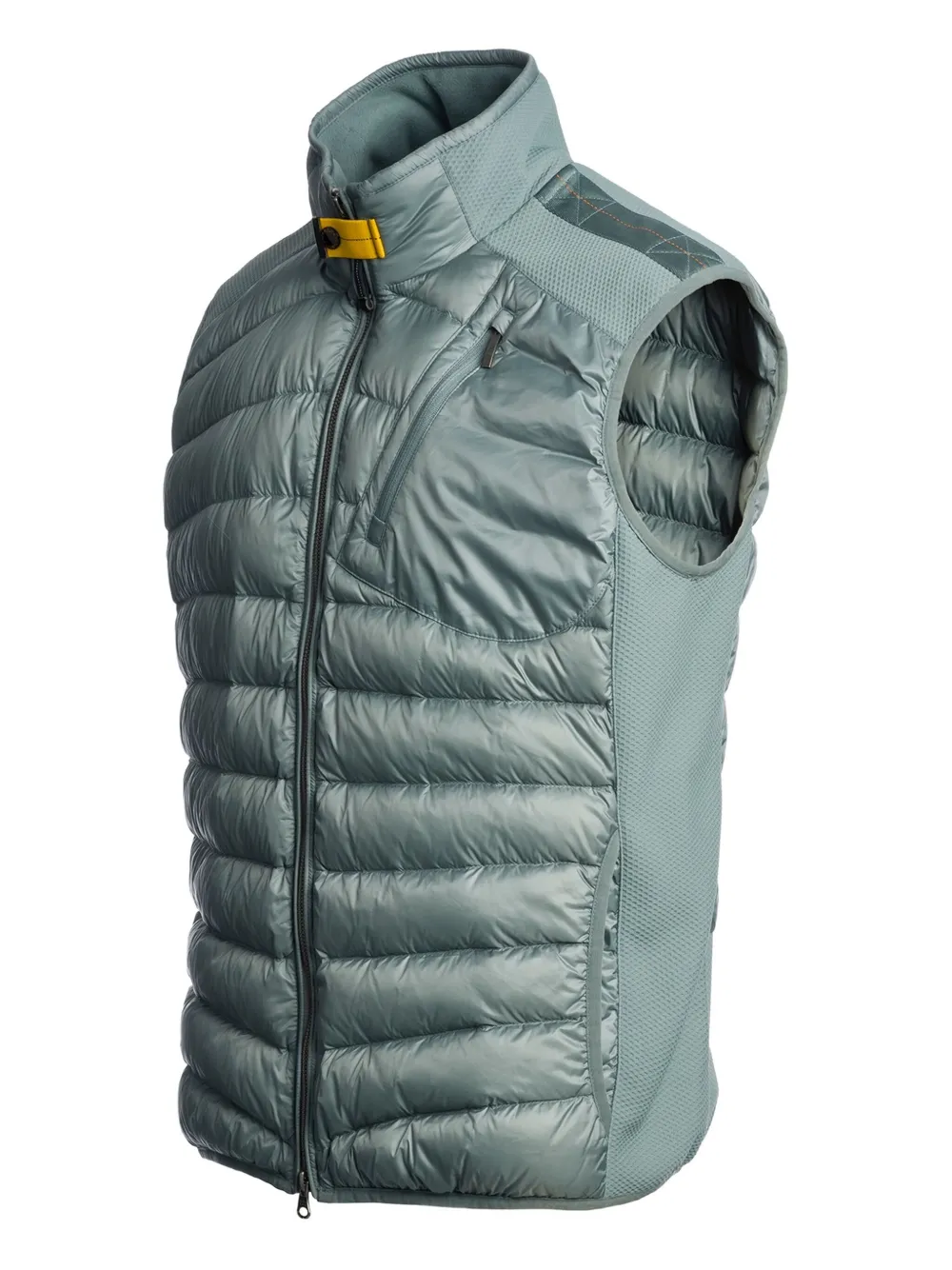 Parajumpers Zavier Quilted Panelled Vest In Blue