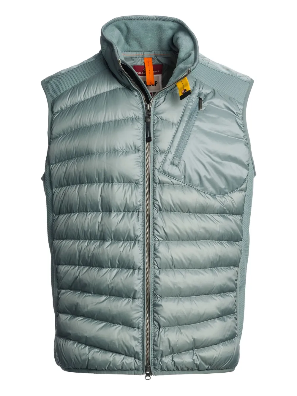 Parajumpers Zavier Quilted Panelled Vest In Blue