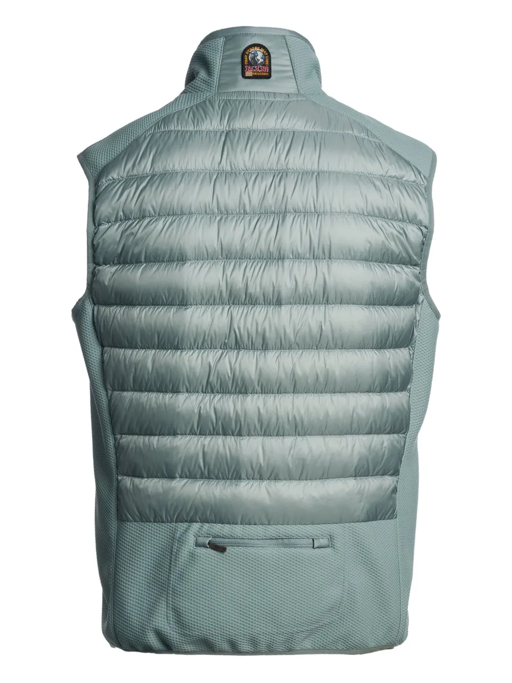 Parajumpers Zavier Quilted Panelled Vest In Blue