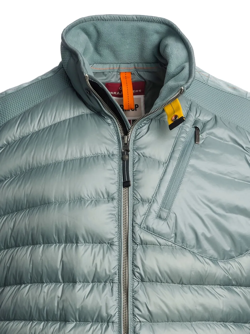 Parajumpers Zavier Quilted Panelled Vest In Blue