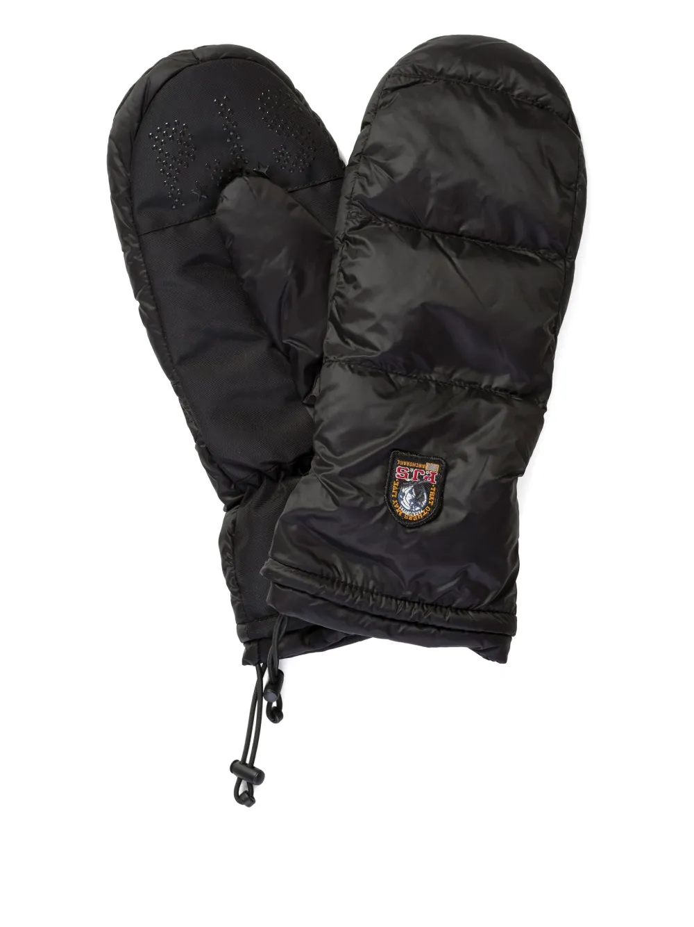 Parajumpers quilted down gloves | Black | Image 1