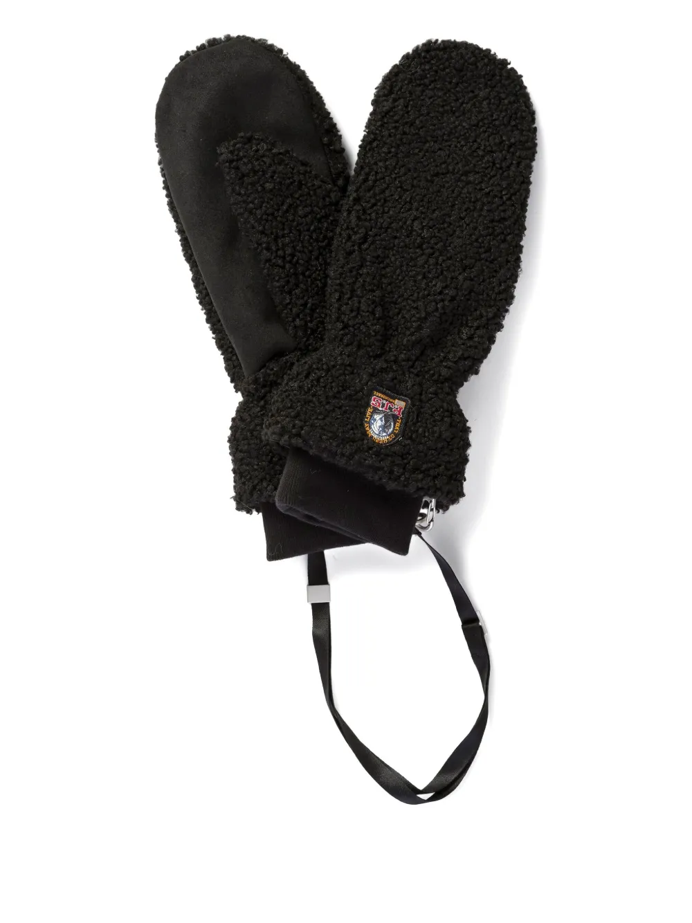 Parajumpers Fleece-trim Gloves In Black