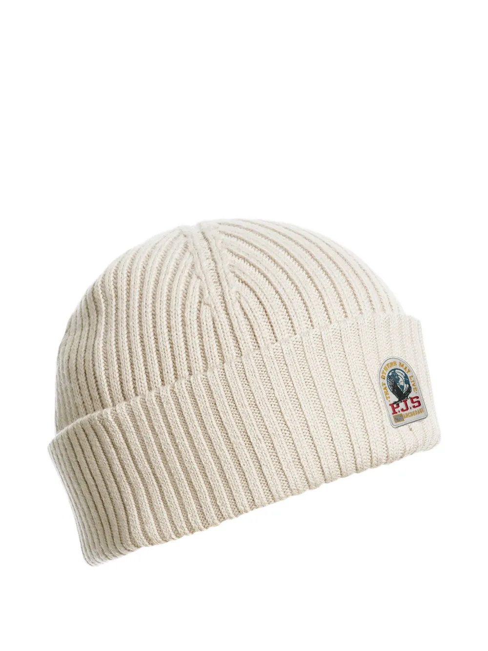 Parajumpers Ribbed Beanie In White