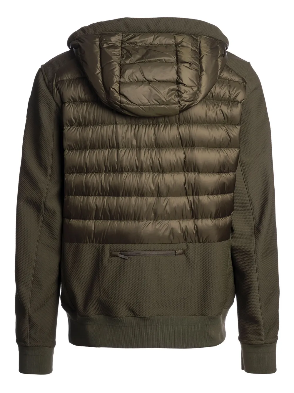 Parajumpers Logo-patch Hooded Jacket In Green