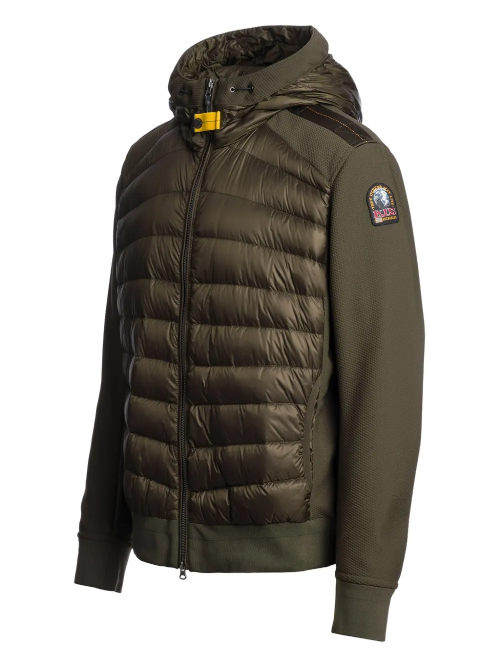 Parajumpers Logo-patch Hooded Jacket In Green