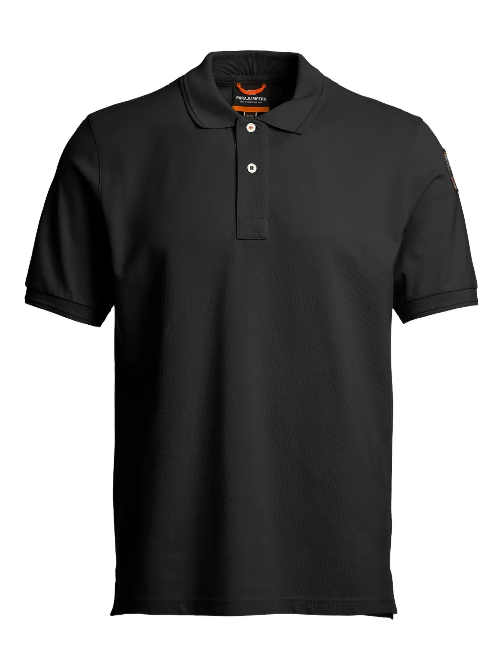 Parajumpers Space poloshirt met logopatch Zwart