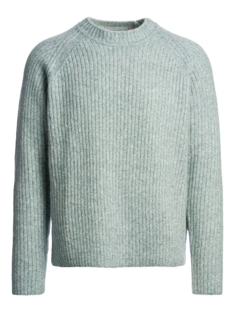 Parajumpers suéter tejido de canalé con cuello redondo