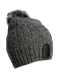 Parajumpers cable-knit pom-pom hat - Grey