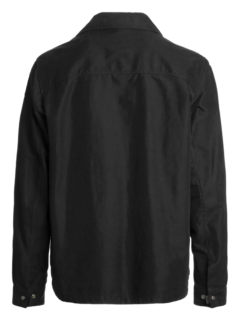 Parajumpers Miura jack met opgestikte zak en knoopsluiting Zwart