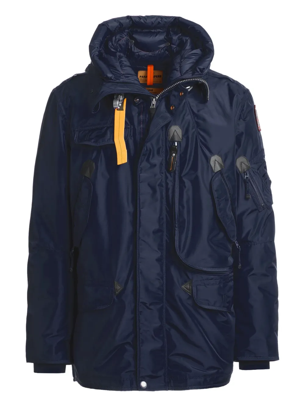 Right Hand hooded multi-pocket jacket