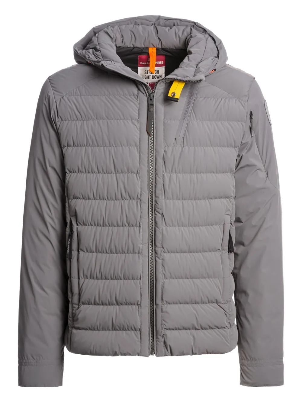 Parajumpers Colbert Hooded Down Jacket In Gray