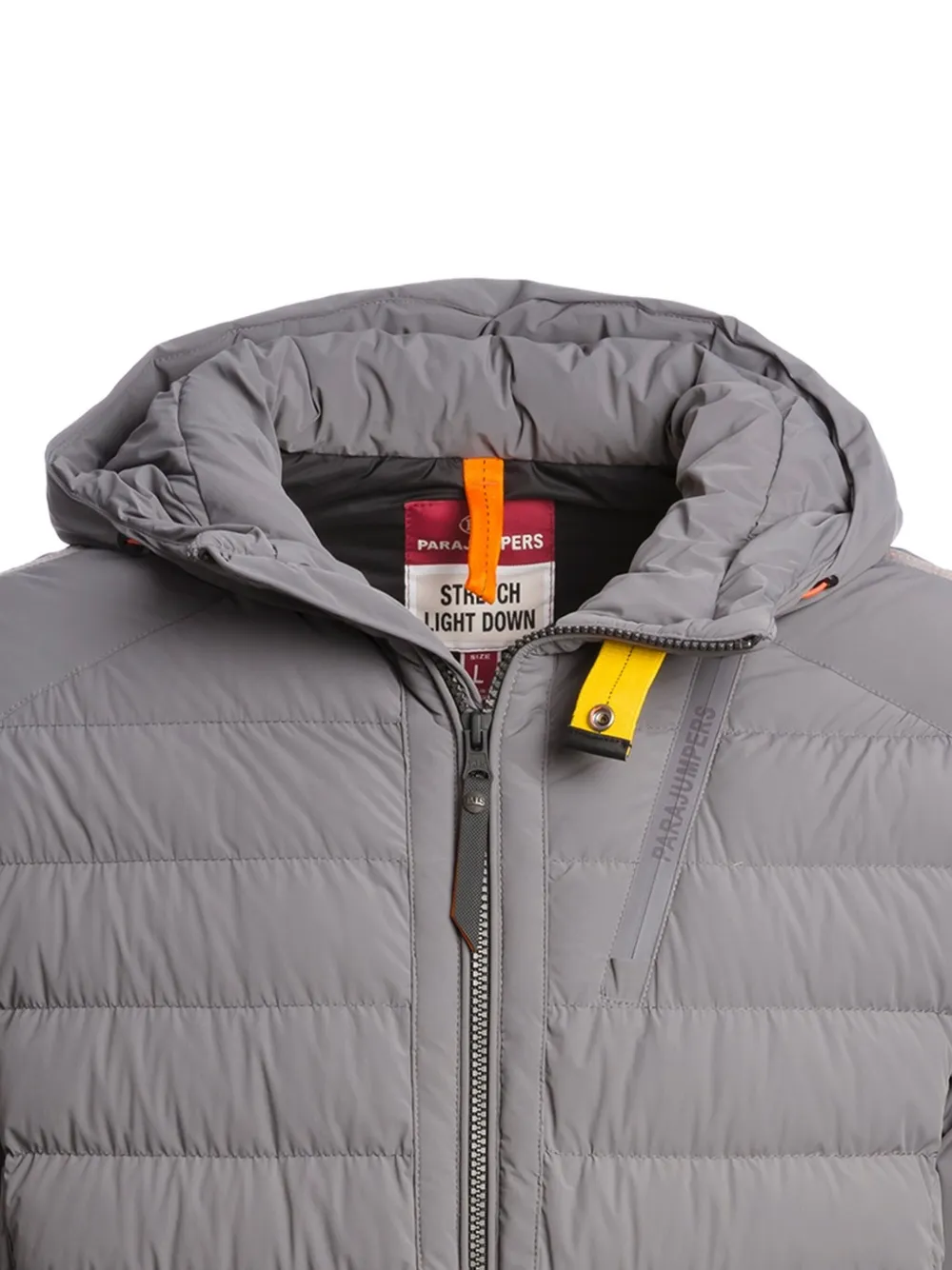 Parajumpers Colbert Hooded Down Jacket In Gray