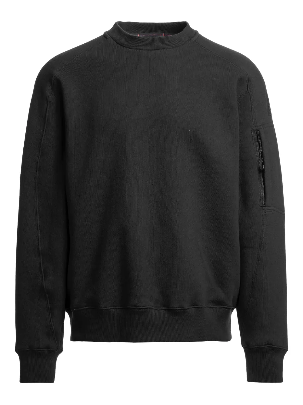 Parajumpers Sweater met zak en ronde hals Zwart
