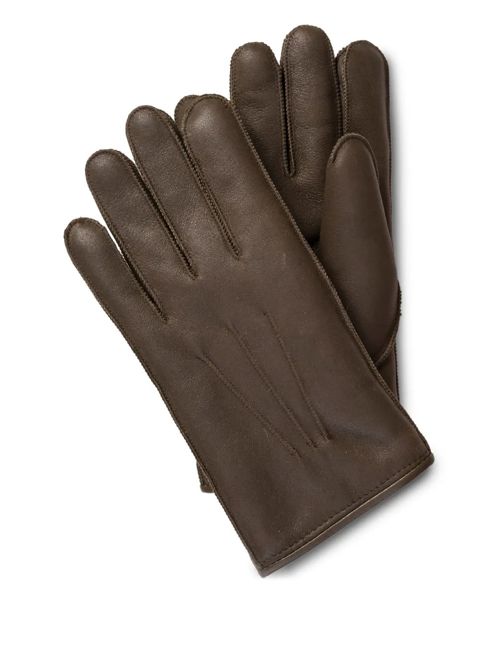 Parajumpers Leather Gloves In Brown
