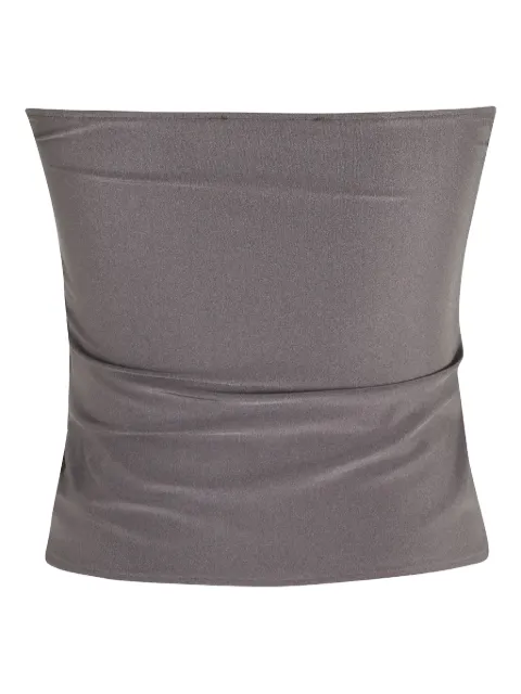 Coperni top strapless con múltiples hebillas