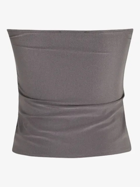 Coperni top strapless con múltiples hebillas