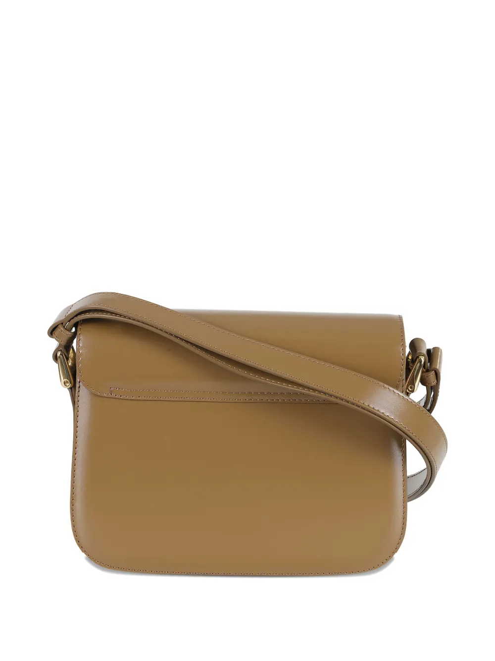 A.P.C. Grace leren schoudertas Bruin
